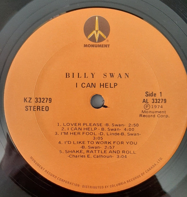 Billy Swan : I Can Help (LP, Album)