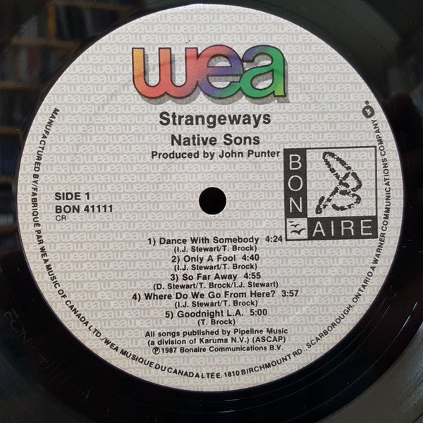 Strangeways (2) : Native Sons (LP, Album)