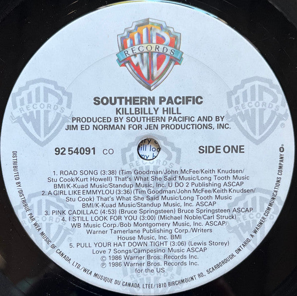 Southern Pacific : Killbilly Hill (LP, Album)