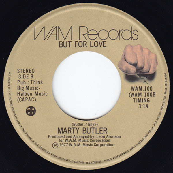 Marty Butler : Lie To Myself (7", Single)