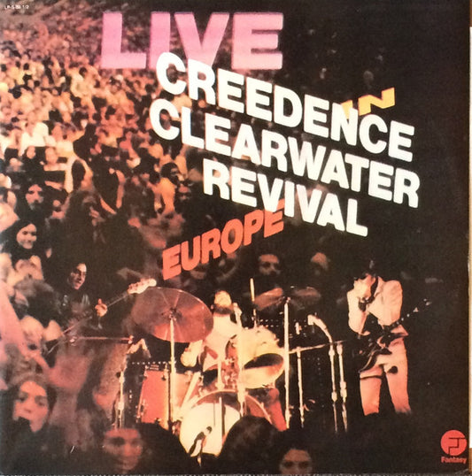 Creedence Clearwater Revival : Live In Europe (2xLP, Album, RE, Gat)