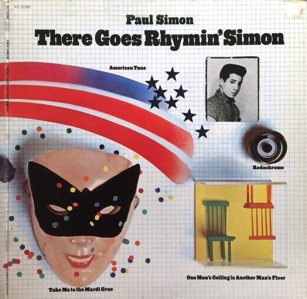 Paul Simon : There Goes Rhymin' Simon (LP, Album, Gat)