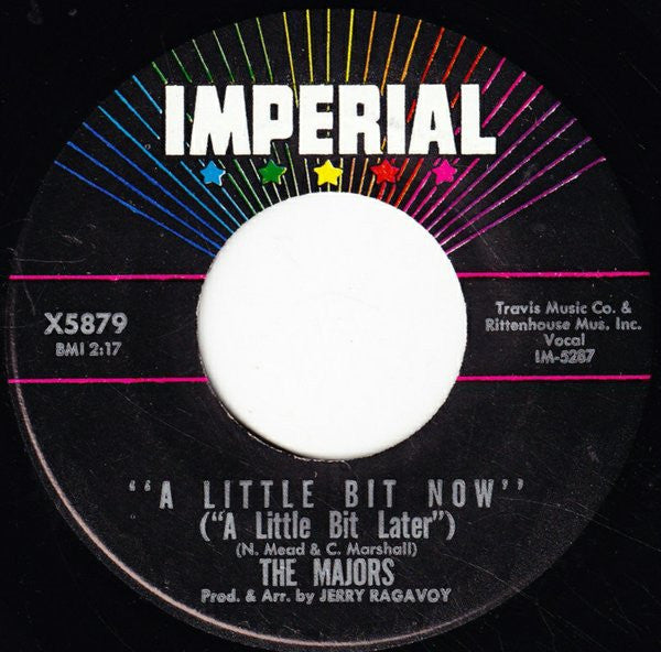 The Majors : She's A Troublemaker / A Little Bit Now (A Little Bit Later) (7", Single)