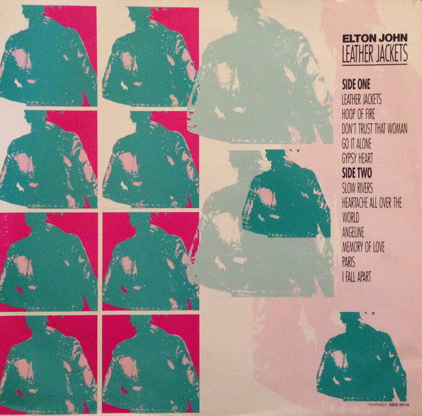 Elton John : Leather Jackets (LP, Album)