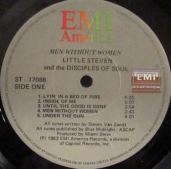Little Steven And The Disciples Of Soul : Men Without Women (LP, Album)