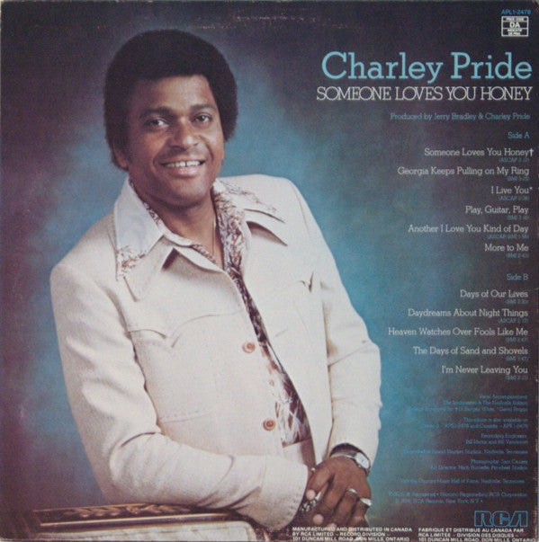 Charley Pride : Someone Loves You Honey (LP, Album)