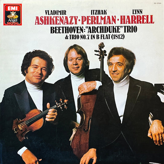 Vladimir Ashkenazy • Itzhak Perlman • Lynn Harrell, Ludwig van Beethoven : "Archduke" Trio & Trio No. 7 In B Flat (1812) (LP, Album)
