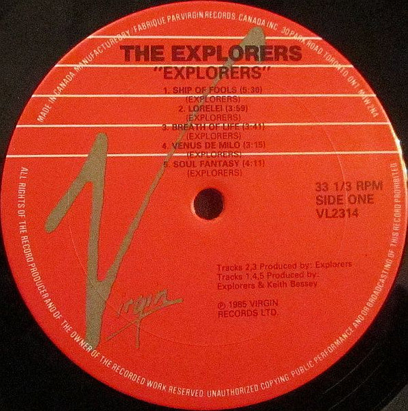 The Explorers (2) : Explorers (LP, Album)