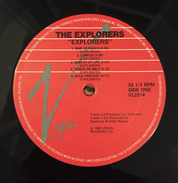 The Explorers (2) : Explorers (LP, Album)