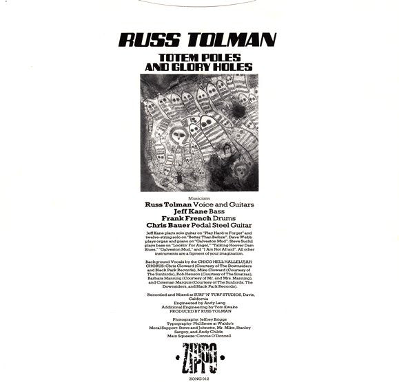 Russ Tolman : Totem Poles And Glory Holes (LP, Album)