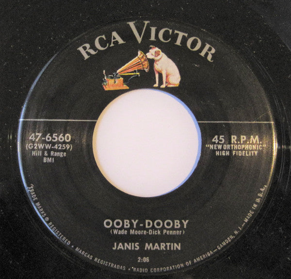 Janis Martin (2) : Ooby-Dooby / One More Year To Go (7", Single)