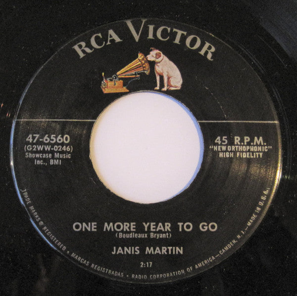 Janis Martin (2) : Ooby-Dooby / One More Year To Go (7", Single)