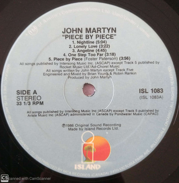 John Martyn : Piece By Piece (LP, Album)
