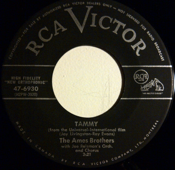 The Ames Brothers With Joe Reisman And His Orchestra And Chorus : Rockin' Shoes / Tammy (7", Single)