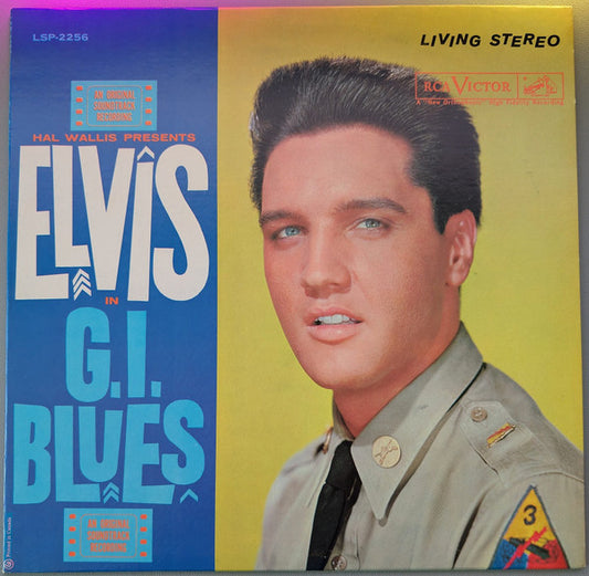 Elvis Presley : G.I. Blues (LP, Album, Bla)