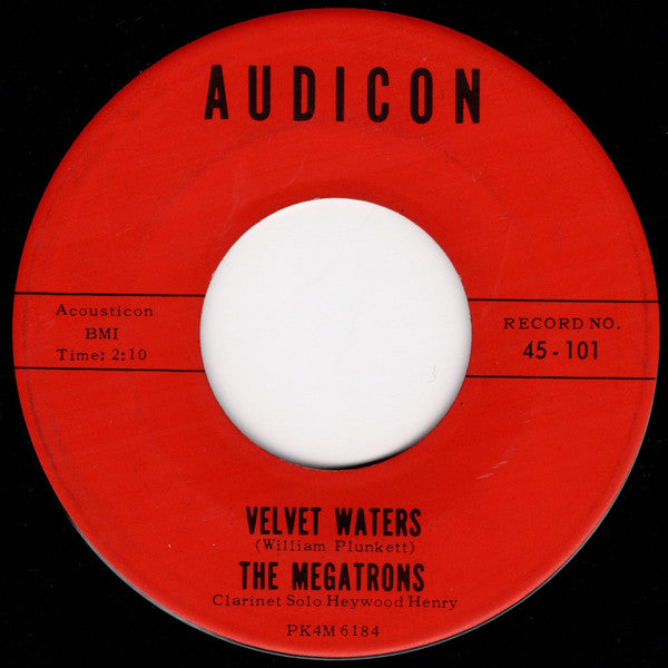 The Megatrons (2) : Velvet Waters / The Merry Piper (7", Single)