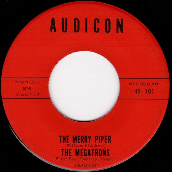 The Megatrons (2) : Velvet Waters / The Merry Piper (7", Single)