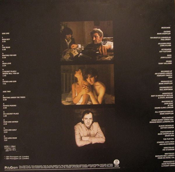 Mark Knopfler : Music By Mark Knopfler From The Film Cal (LP, Album)