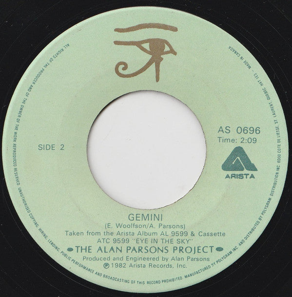 The Alan Parsons Project : Eye In The Sky (7", Single)