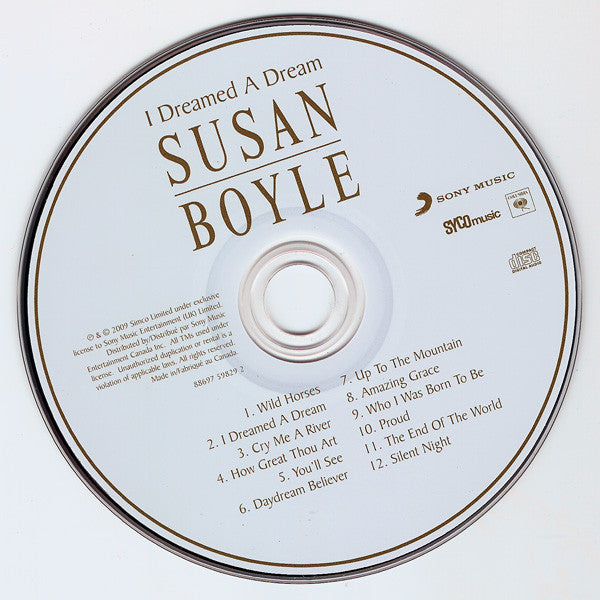 Susan Boyle : I Dreamed A Dream (CD, Album)