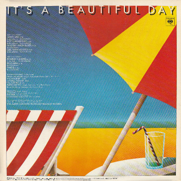 It's A Beautiful Day : It's A Beautiful Day (LP, Album, RE)