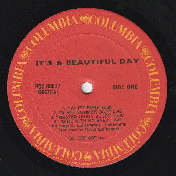 It's A Beautiful Day : It's A Beautiful Day (LP, Album, RE)