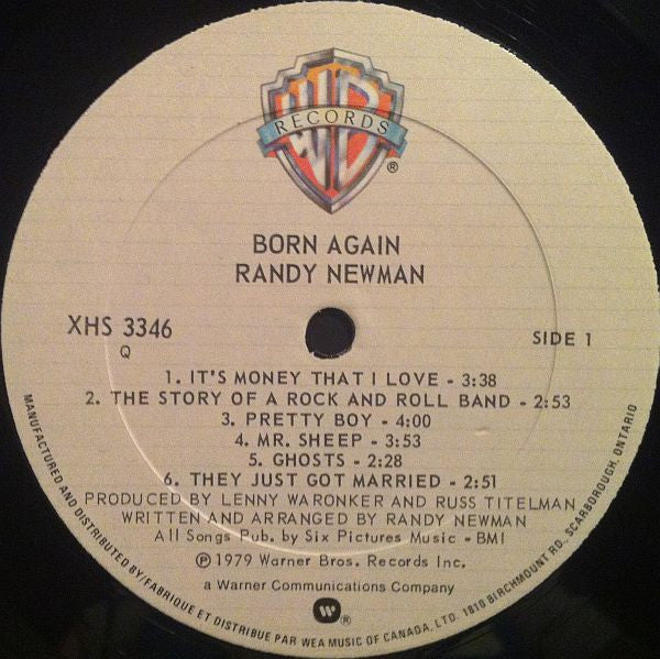 Randy Newman : Born Again (LP, Album)