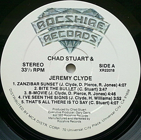 Chad & Jeremy : Chad Stuart & Jeremy Clyde (LP, Album)