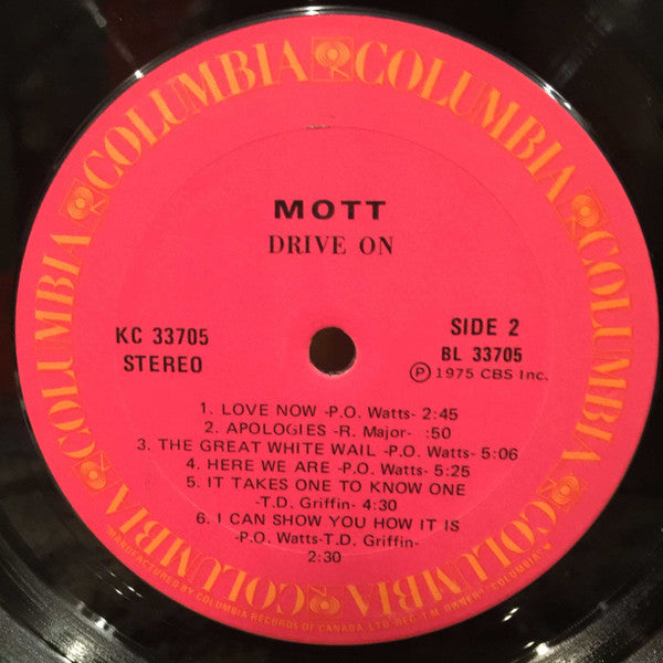 Mott (3) : Drive On (LP, Album)