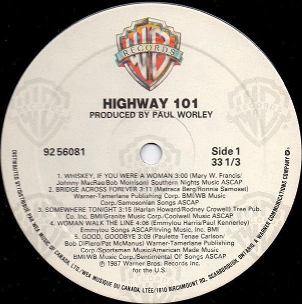 Highway 101 : Highway 101 (LP, Album)