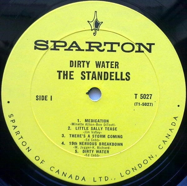 The Standells : Dirty Water (LP, Album, Mono)