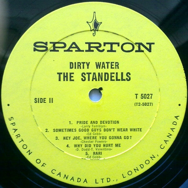 The Standells : Dirty Water (LP, Album, Mono)