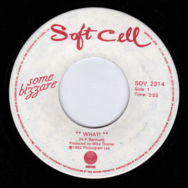 Soft Cell : What! (7")