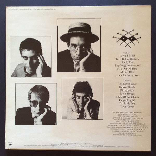 Elvis Costello & The Attractions : Imperial Bedroom (LP, Album)