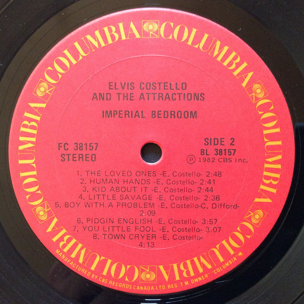 Elvis Costello & The Attractions : Imperial Bedroom (LP, Album)