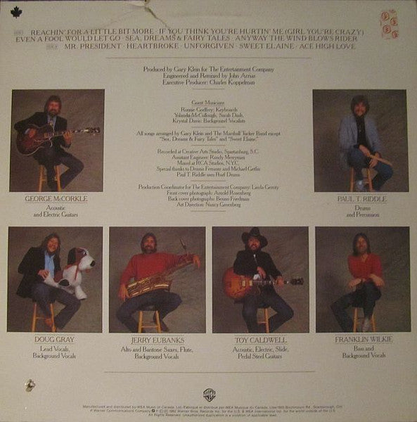 The Marshall Tucker Band : Tuckerized (LP, Album)