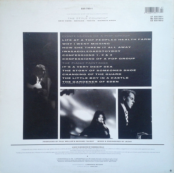 The Style Council : Confessions Of A Pop Group (LP, Album, Don)