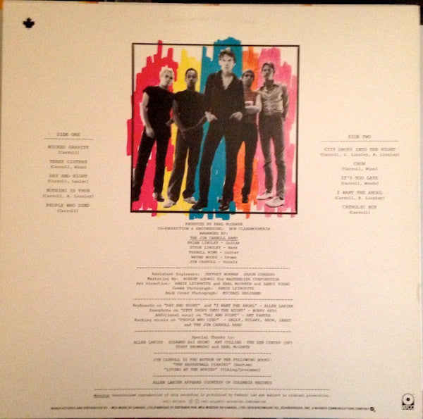 The Jim Carroll Band : Catholic Boy (LP, Album)