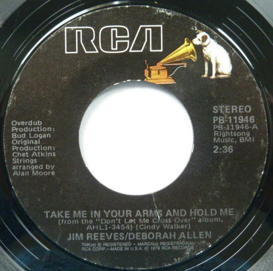 Jim Reeves / Deborah Allen : Take Me In Your Arms And Hold Me (7", Single)