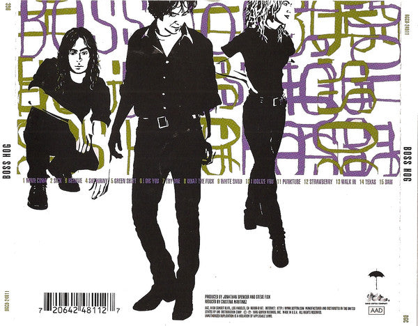 Boss Hog : Boss Hog (CD, Album, Promo)