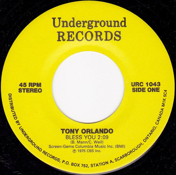 Tony Orlando / Adam Wade (2) : Bless You / Take Good Care Of Her (7")
