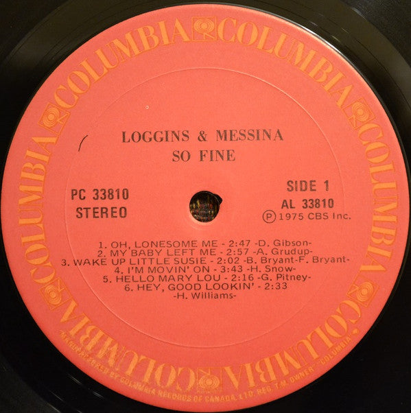 Loggins And Messina : So Fine (LP, Album)