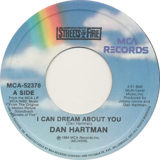 Dan Hartman / The Blasters : I Can Dream About You / Blue Shadows (7")