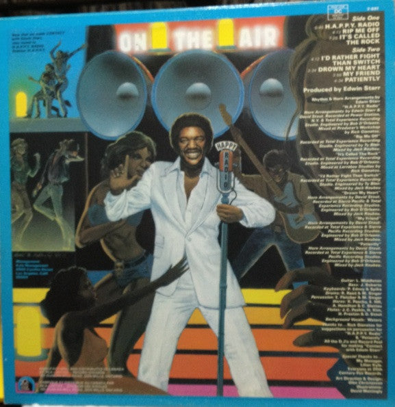 Edwin Starr : H.A.P.P.Y. Radio (LP, Album)