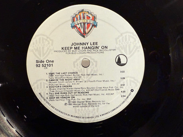 Johnny Lee (3) : Keep Me Hangin' On (LP, Album)