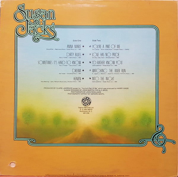 Susan Jacks : Dream (LP, Album)