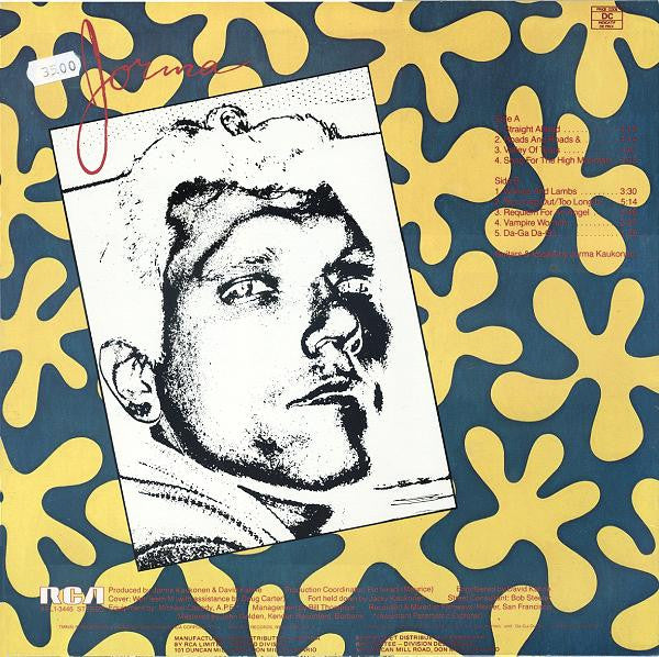 Jorma Kaukonen : Jorma (LP, Album)