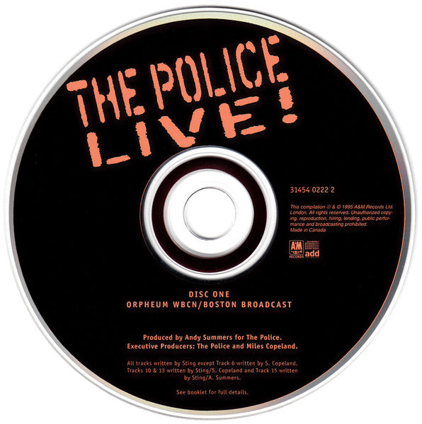The Police : Live! (2xCD, Album)