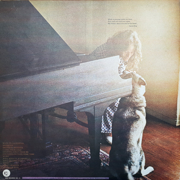Carole King : Music (LP, Album)