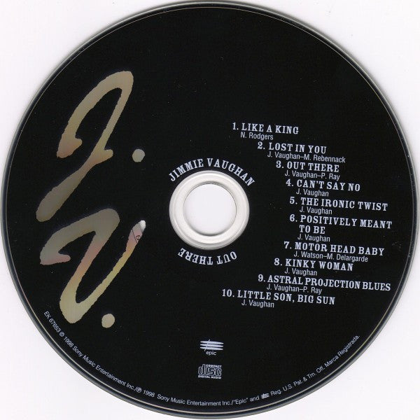Jimmie Vaughan : Out There (CD, Album)